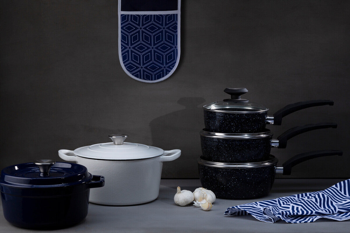 Orsina Stoneflam Saucepan with Glass Lid - 20cm