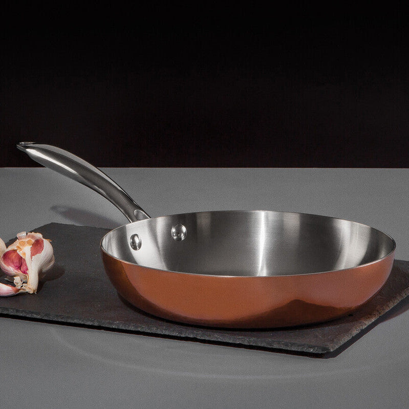 Orsina Minerva Copper Finish Frying Pan - 24cm