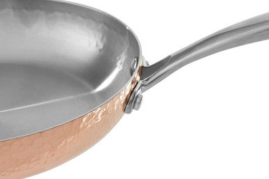 Orsina Minerva Copper Finish Hammered Frying Pan - 24cm