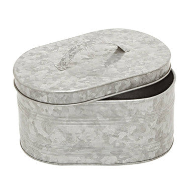 Orsina Drummond Galvanised Steel Bread Bin