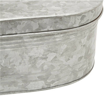 Orsina Drummond Galvanised Steel Bread Bin