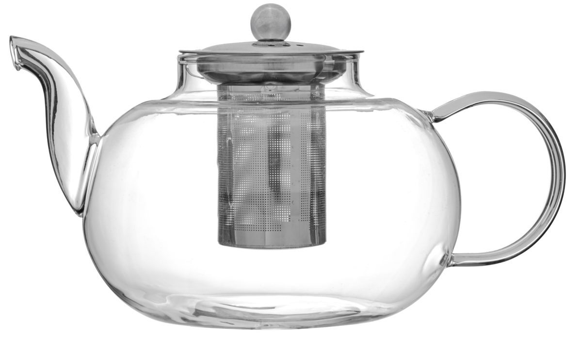 Orsina Fuso 1200ml Borosilicate Glass Teapot