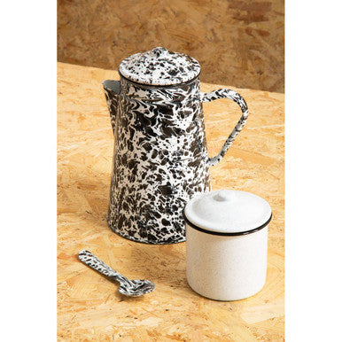 Orsina Hygge Black and White Patterned Teapot