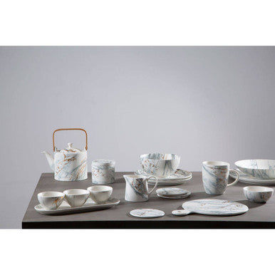 Orsina Marble Luxe Dip Bowls with Tray Set