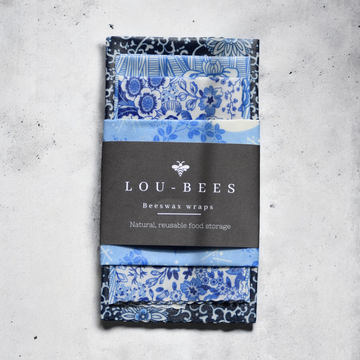 Lou-bees V&A Ethereal Garden Beeswax Wraps - 4 Pack