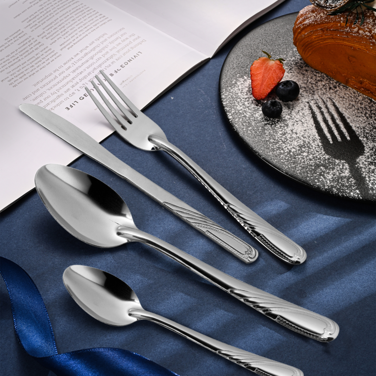 Orsina Dorothy 16 Piece Stainless Steel Cutlery Set