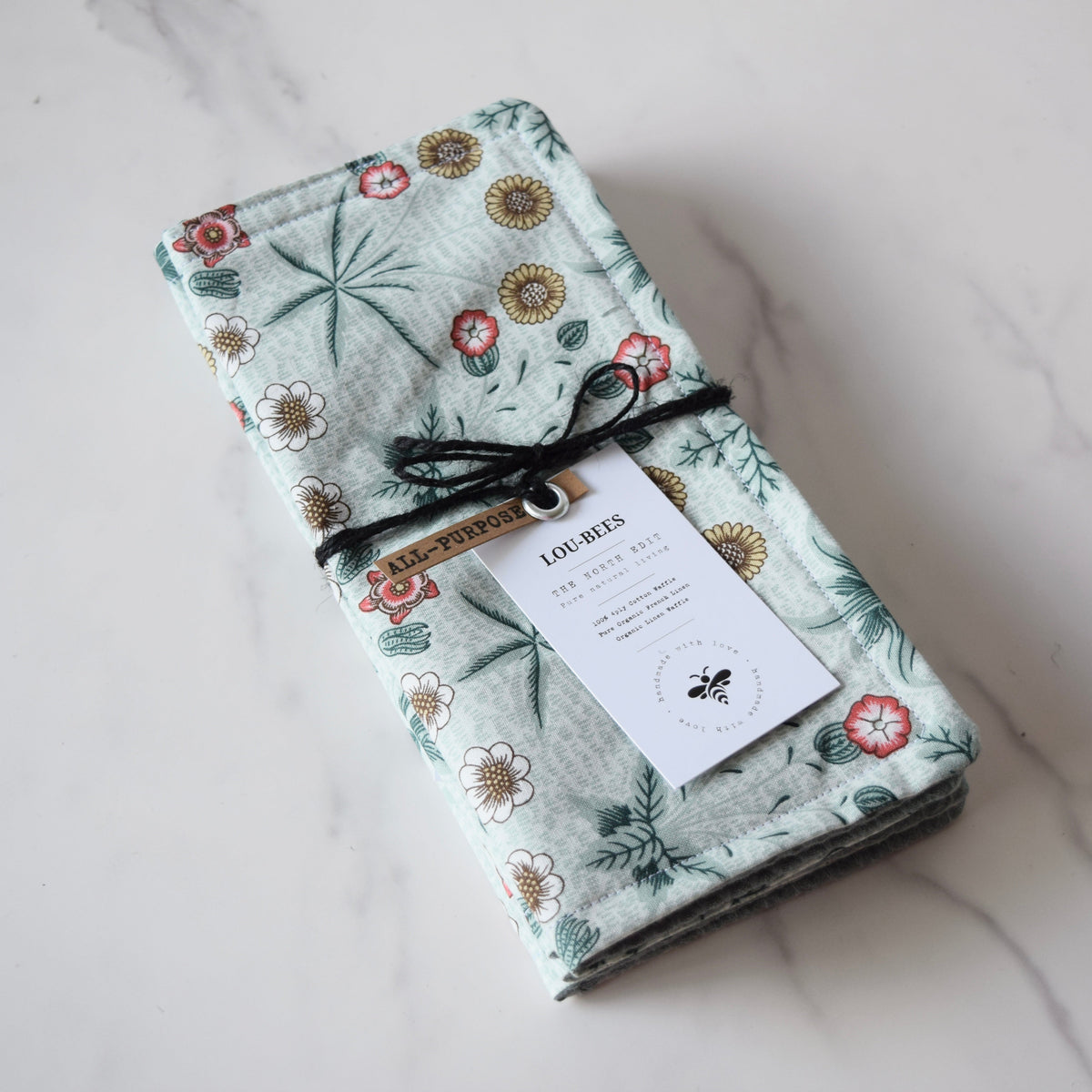 Lou-bees Strawberry Thief Dish Cloth