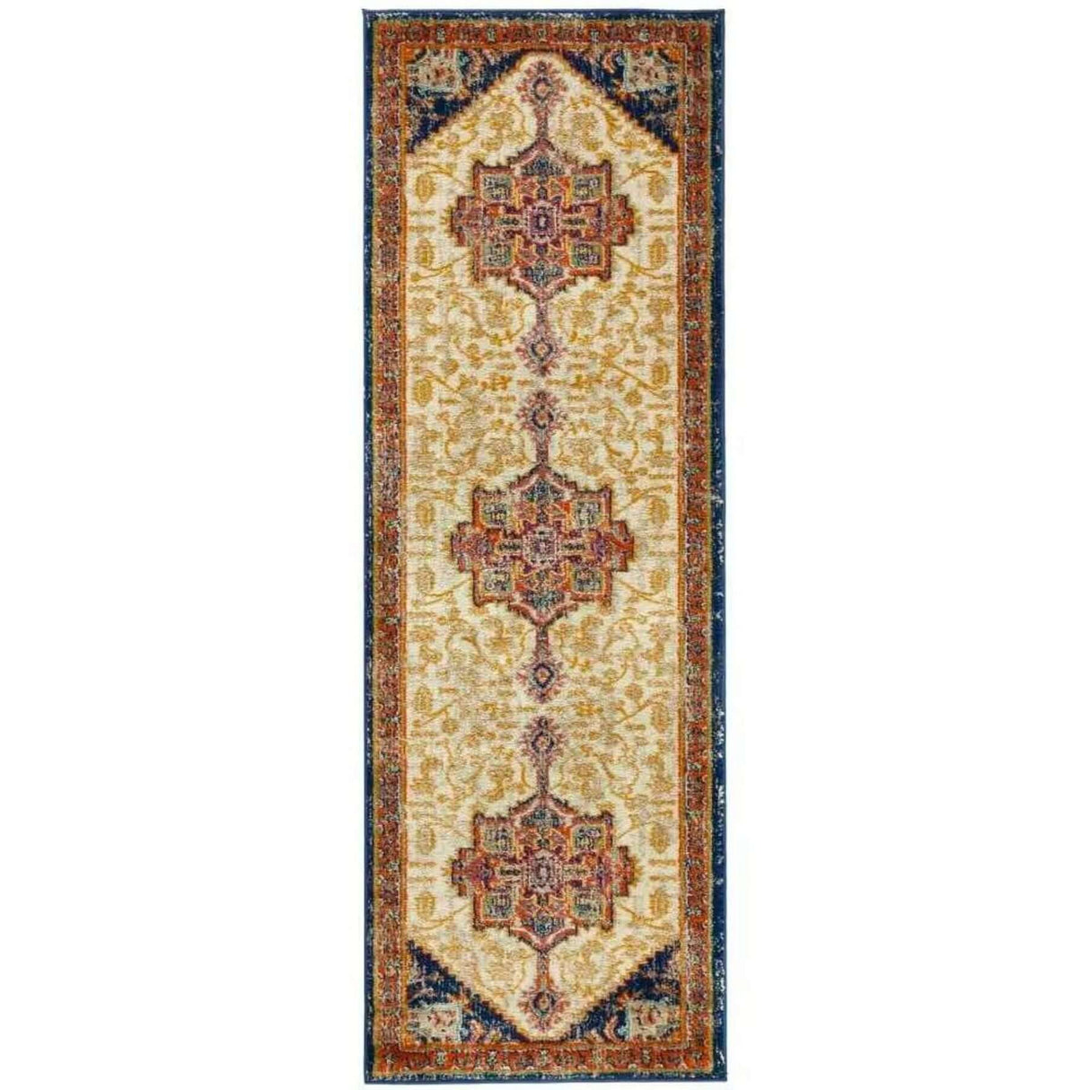 Granada Multicolour Vintage Rug Amber by The Rugs
