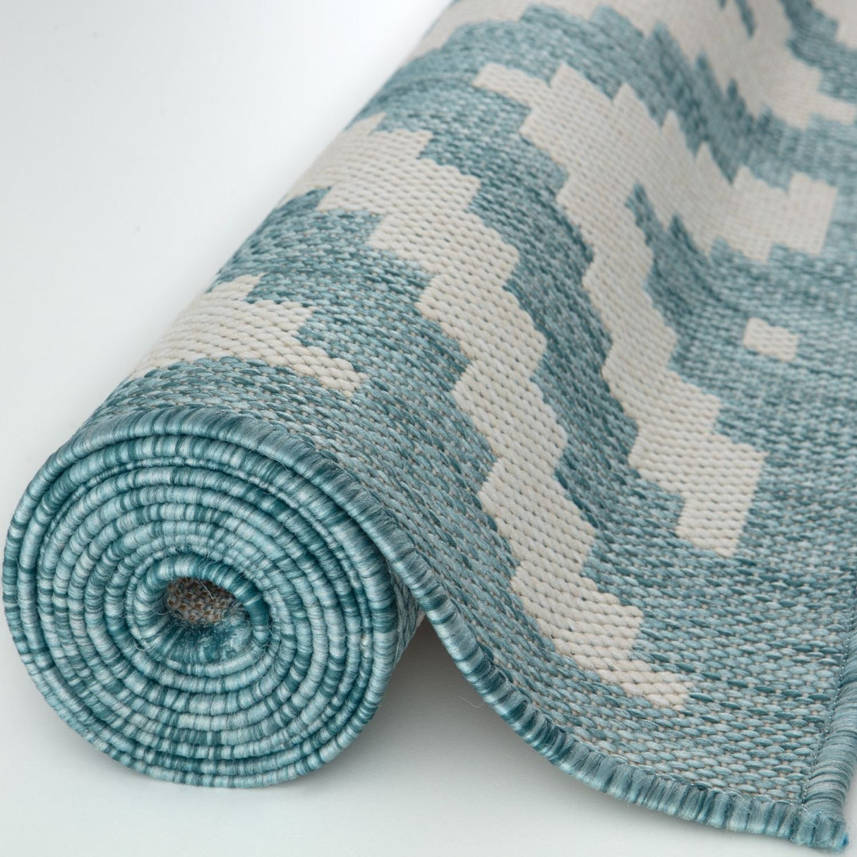 The Rugs Ecology Outdoor Rug Aqua | 100AQ