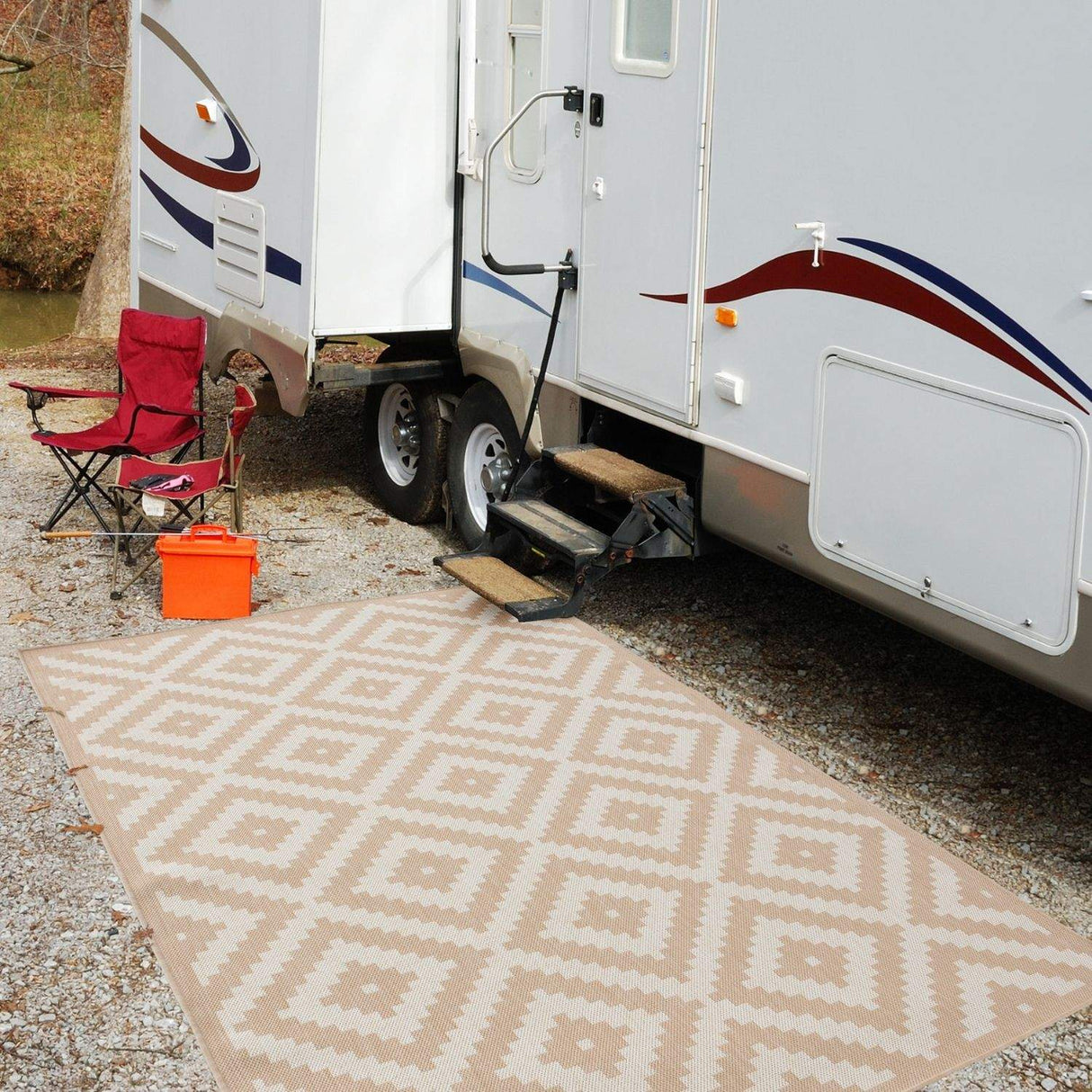 The Rugs Ecology Outdoor Rug Beige 100B