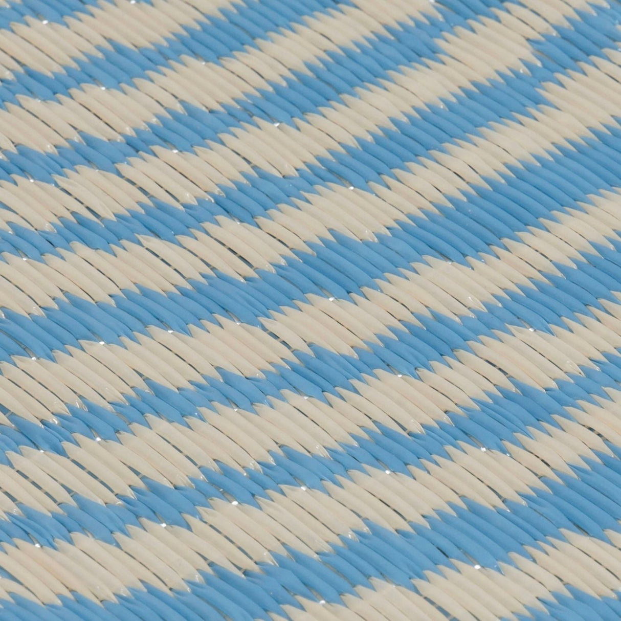 Urban Outdoor Waterproof Patio & Garden Rug Blue‑Beige 1010