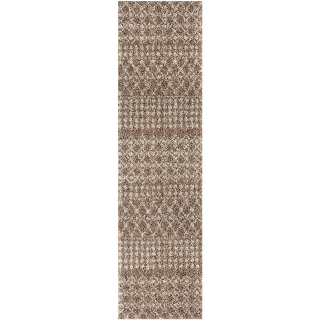Moroccan Beige Shaggy Rug 1020 by The Rugs