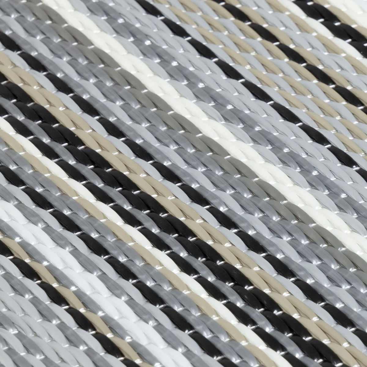 Rainbow Outdoor Rug Grey by The Rugs
