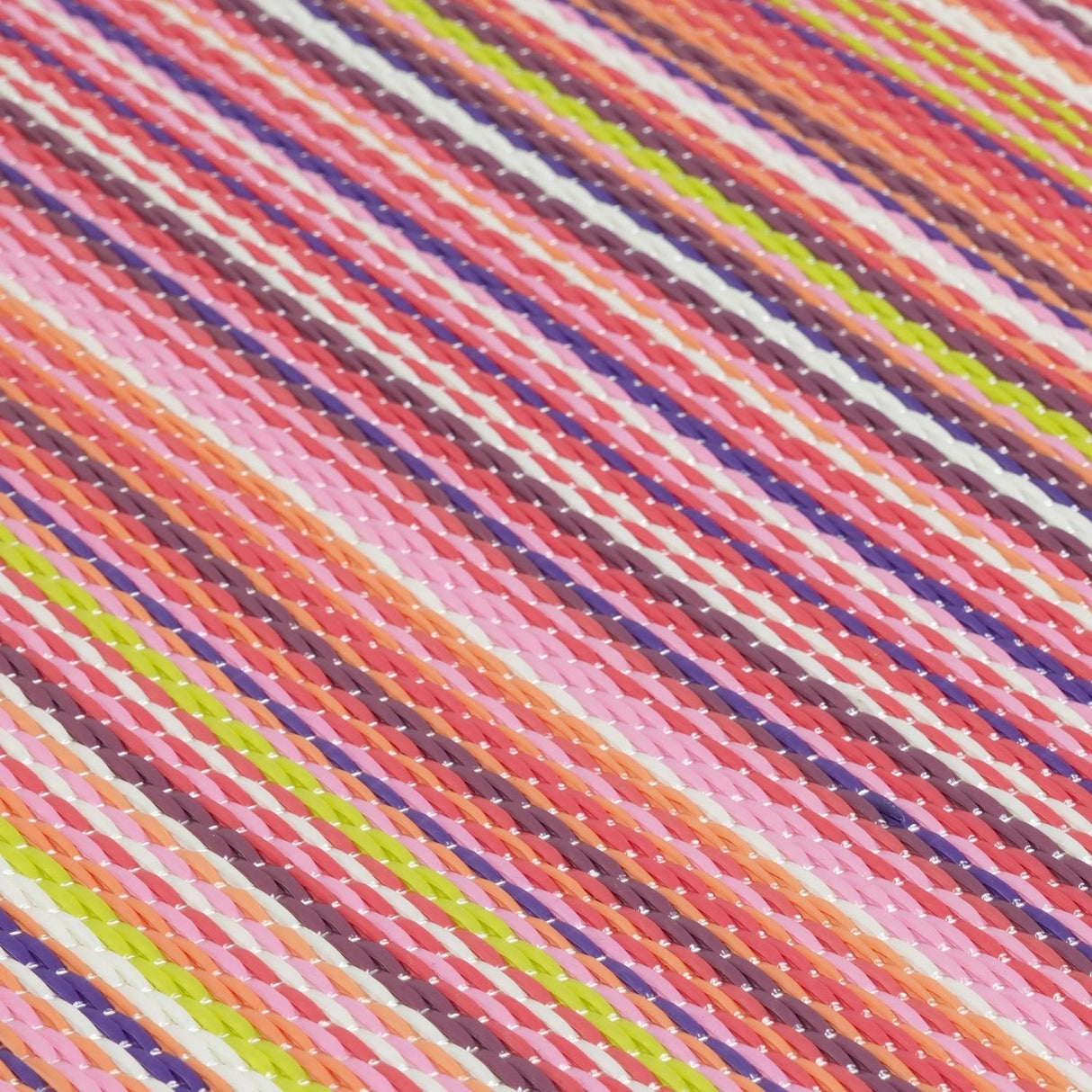 Rainbow Outdoor Rug Pink 1020 | Waterproof Patio & Garden Rug
