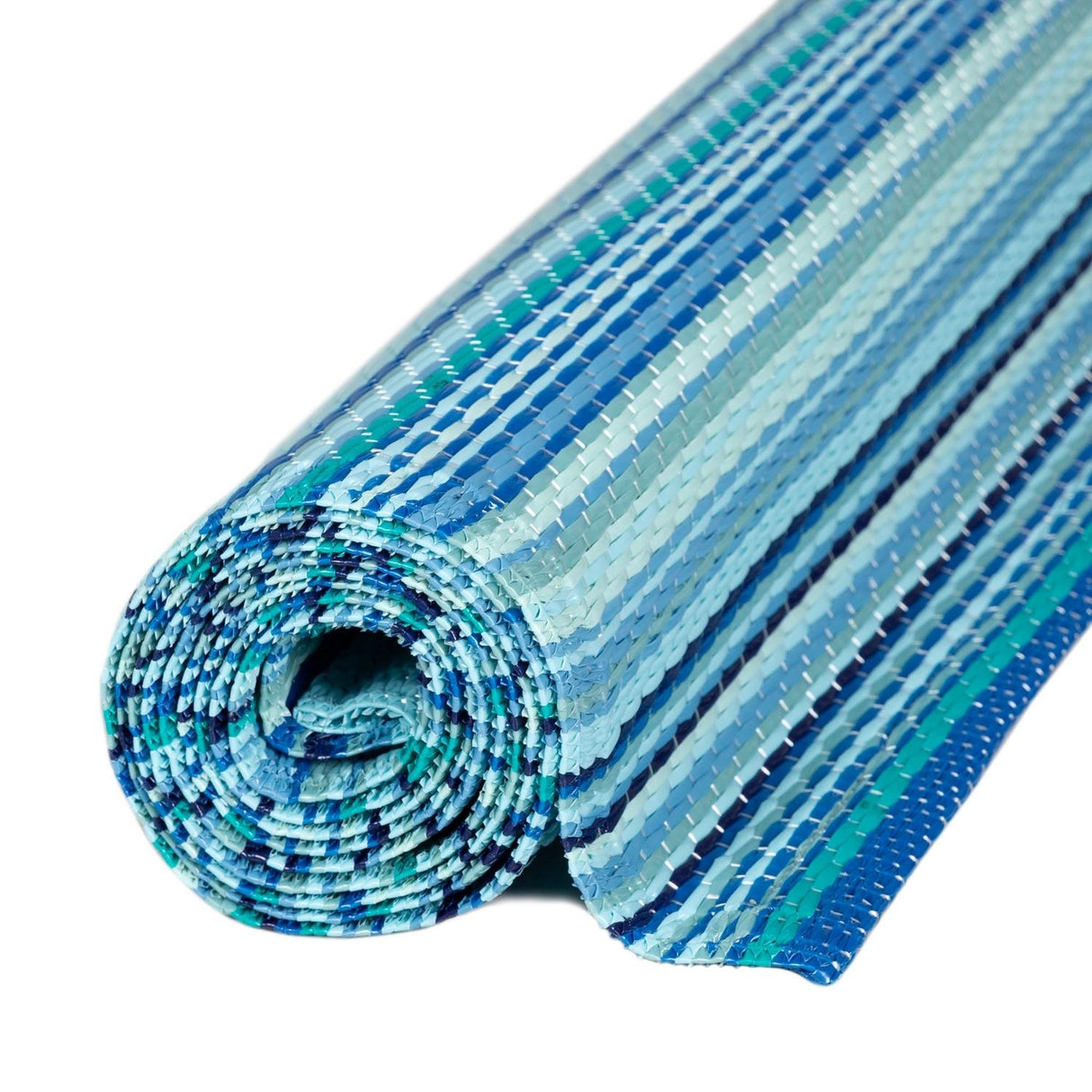 Rainbow Outdoor Rug Blue 1020 | Vibrant Waterproof Patio Rug