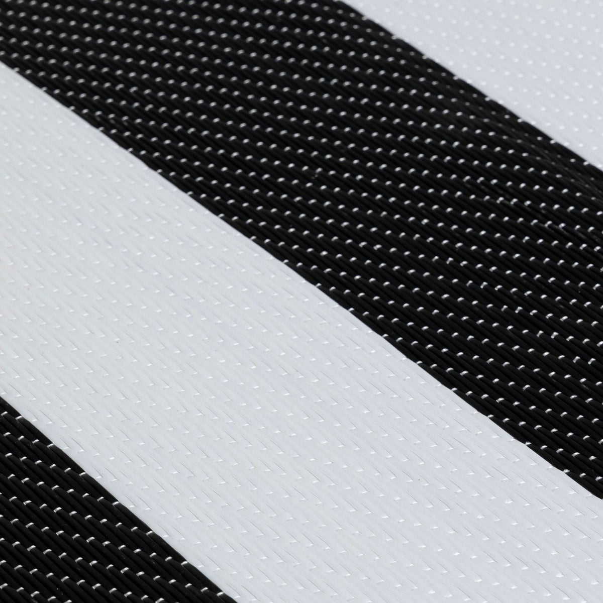 Rainbow Outdoor Rug Black & White 1030 | The Rugs