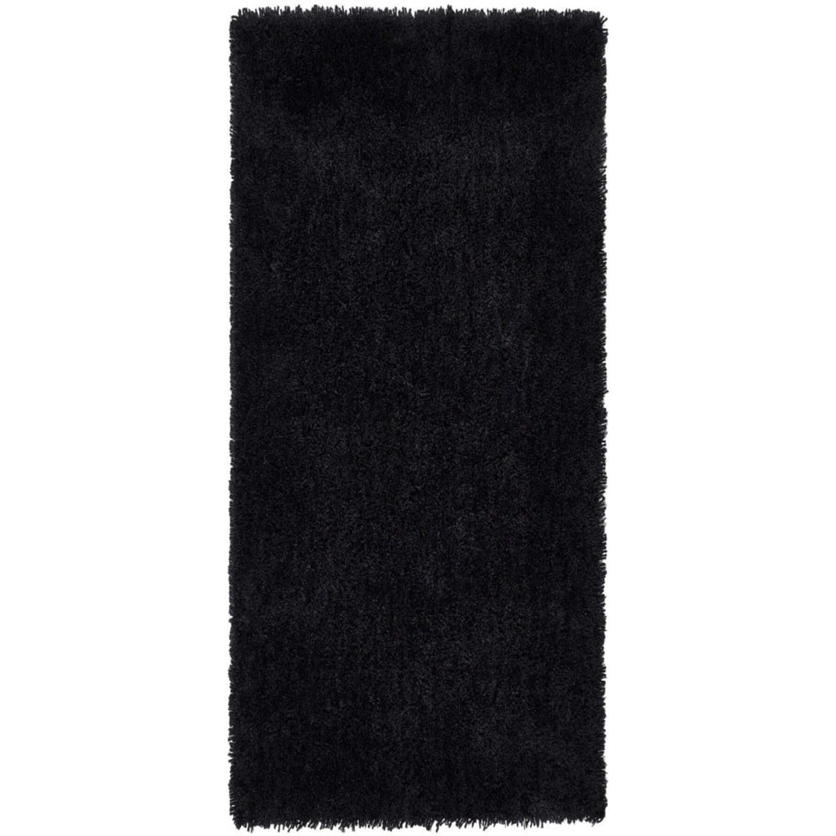 Chicago Black Shaggy Rug by The Rugs