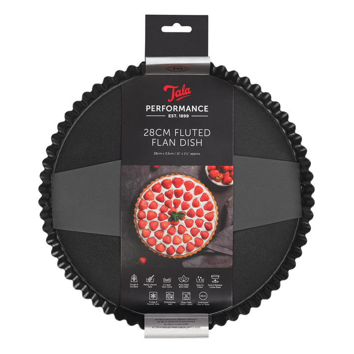 Tala Performance Fluted Flan Dish, 28cm