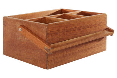 Orsina Socorro Acacia Cutlery Caddy
