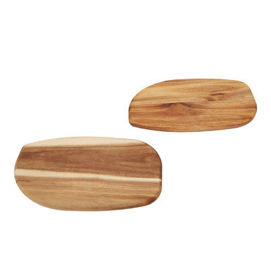 Orsina Kora Set of 2 Acacia Serving and Chopping Boards