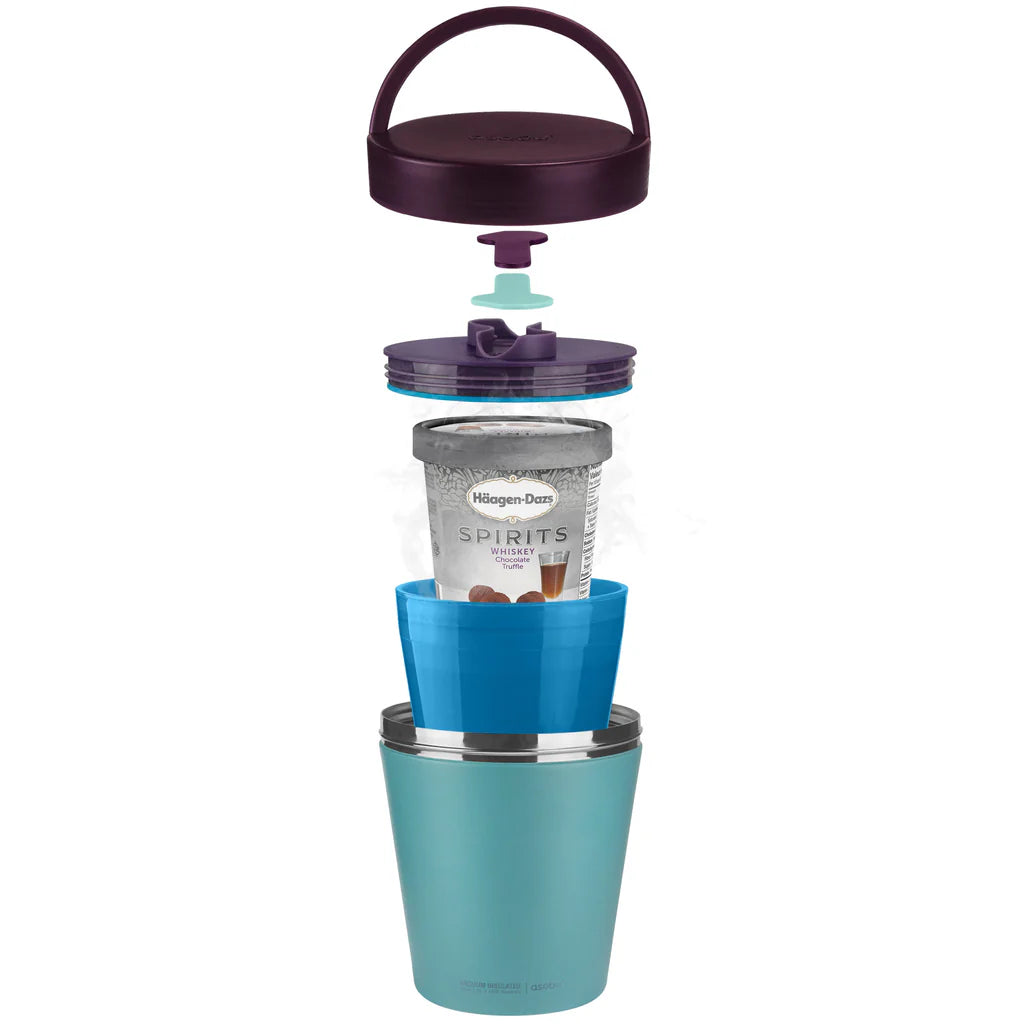 Asobu Ice Cream Keeper, 40 oz, Teal