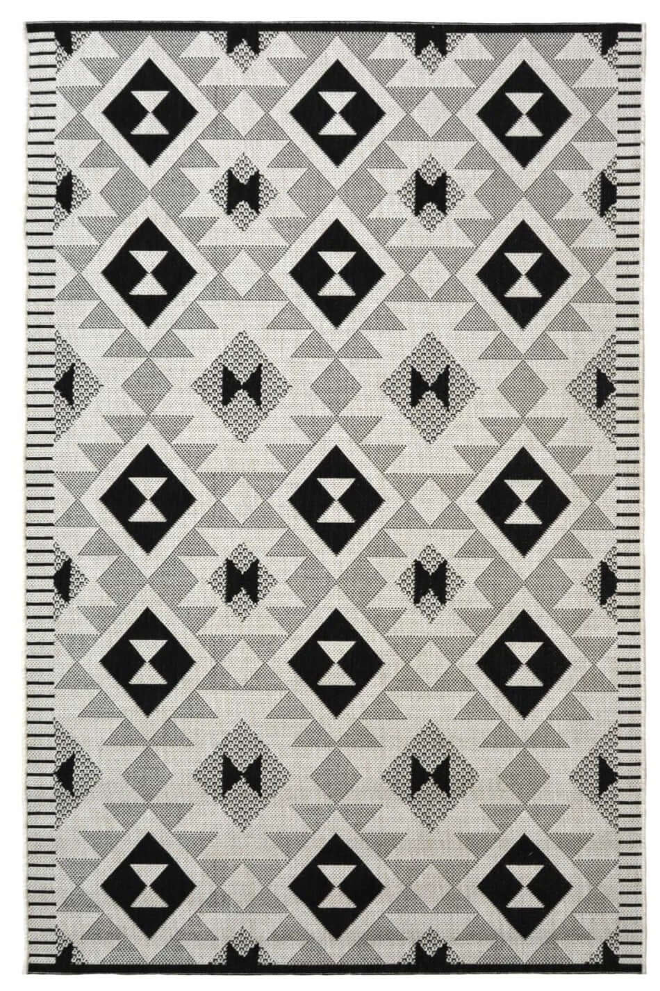 The Rugs County Geo Chequer Indoor/Outdoor Rug | 11182A