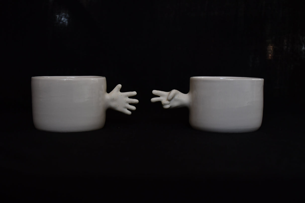 4AM Studio Gestures Cups Rock Paper Scissors Set - 110ml