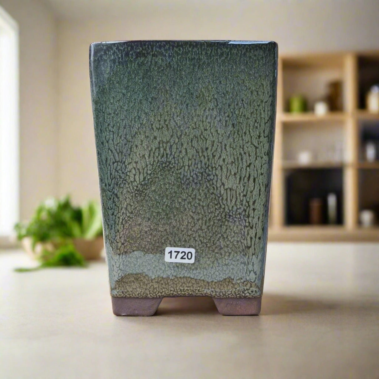 Yorkshire Bonsai Green Cascade Bonsai Pot - 13cm