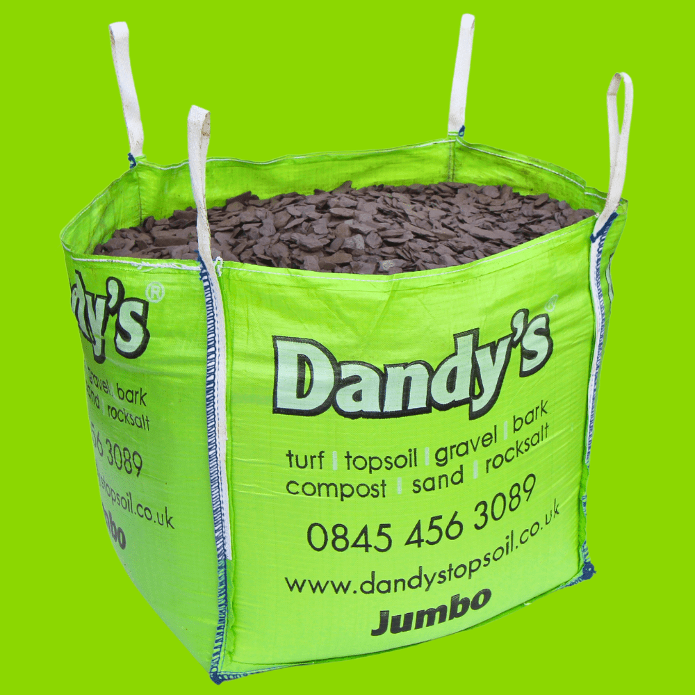 Dandy’s Welsh Blue Plum Crushed Slate Chippings - 40mm