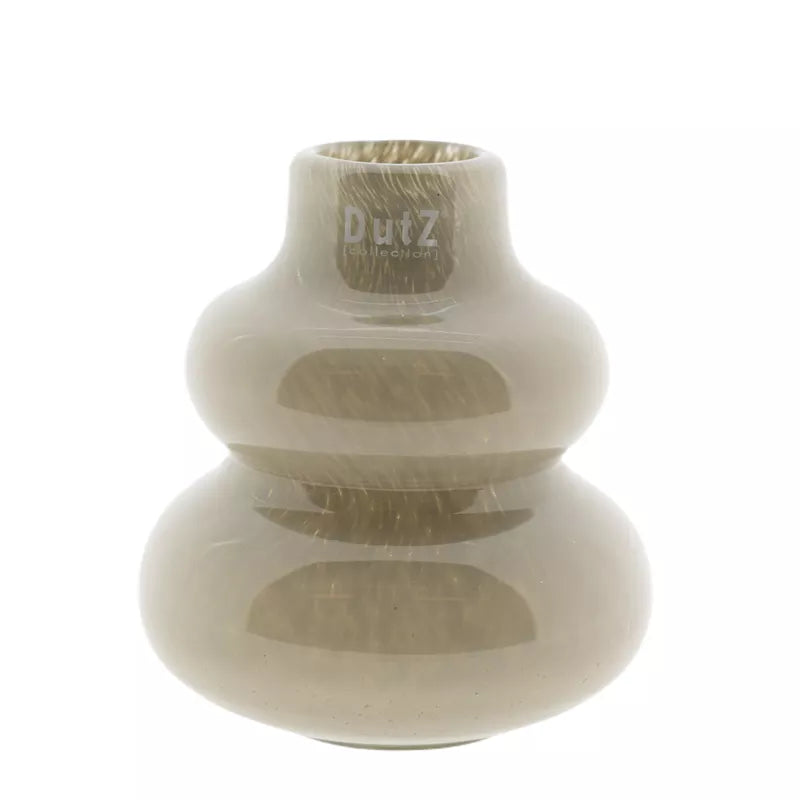 Lowlands Design Vase H16 D14cm - Taupe
