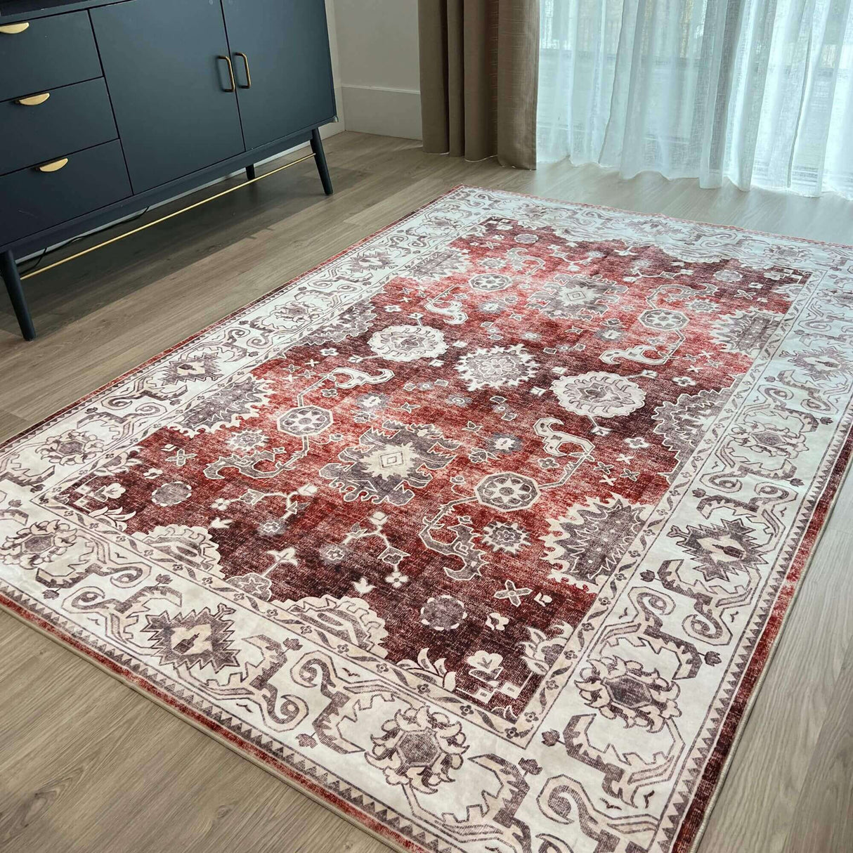 Jasru Vintage Washable Rug | The Rugs