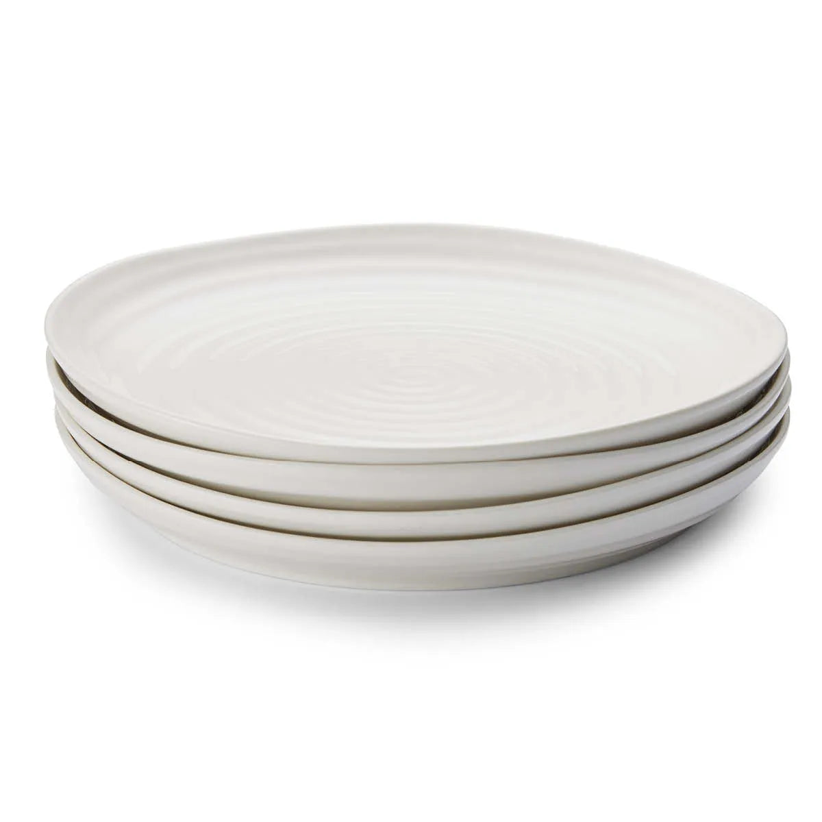 Portmeirion Sophie Conran Porcelain Coupe Dinner Plates, Set of 4