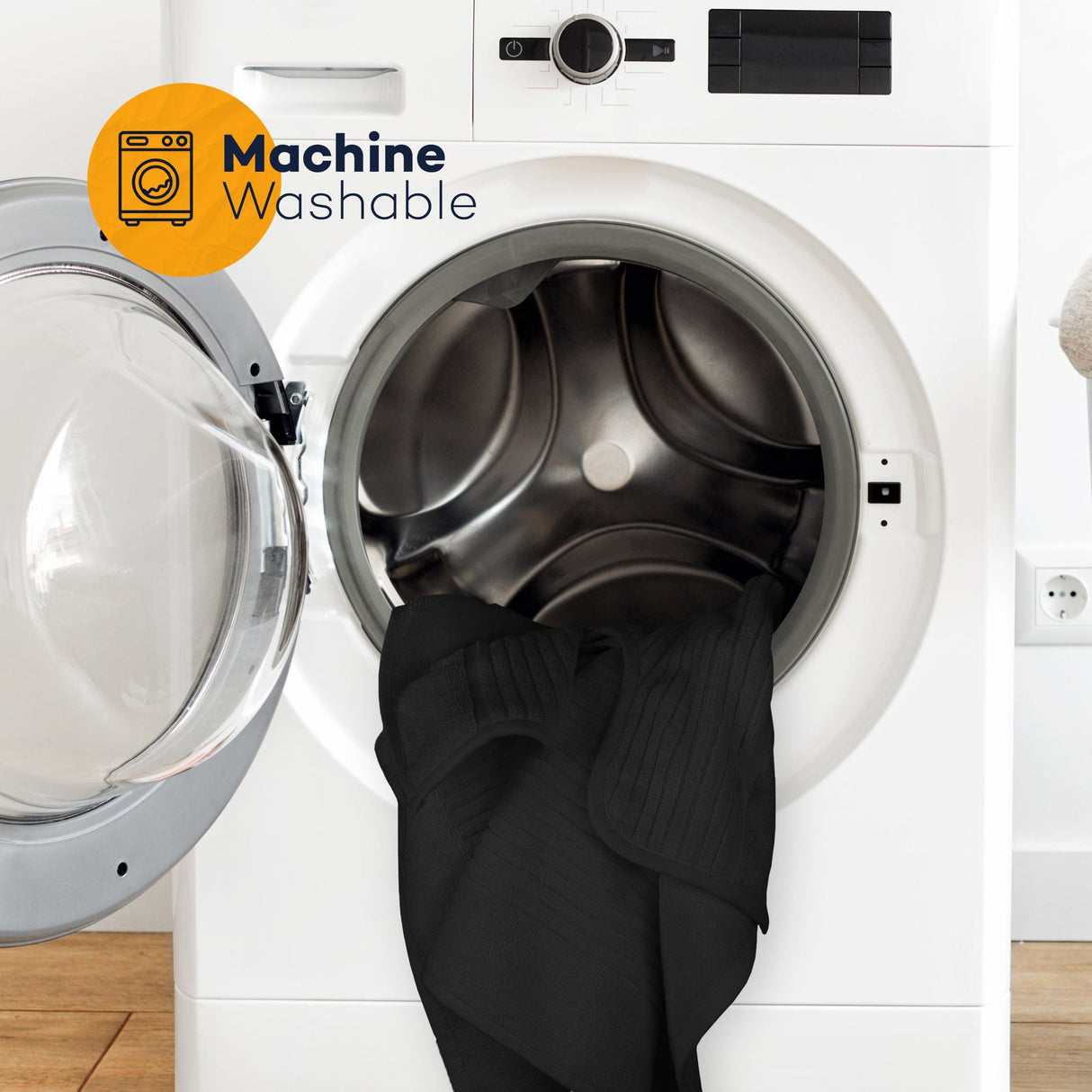 2 Piece Monaco Non Slip Bath Mat Rug Set by OLIVIA ROCCO