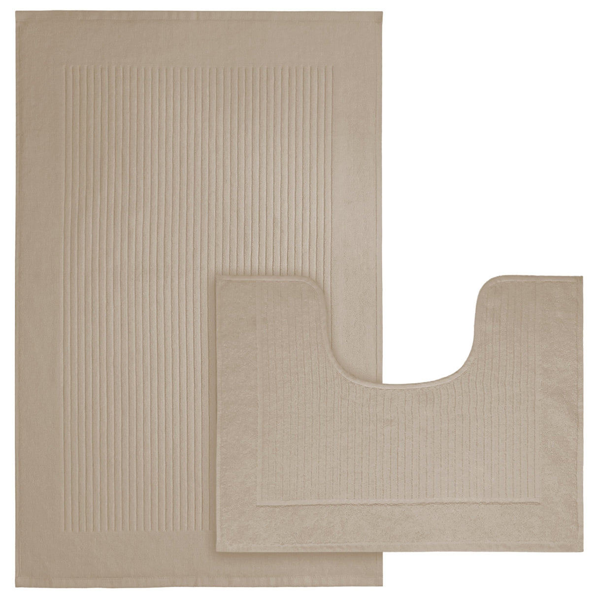 2 Piece Monaco Non Slip Bath Mat Rug Set by OLIVIA ROCCO