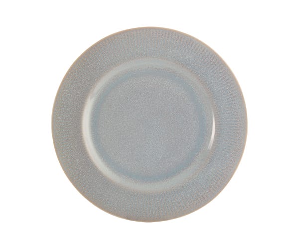 Mason Cash Reactive Linear Dinner Plate, Grey, 27cm