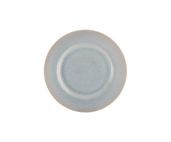 Mason Cash Reactive Linear Side Plate, Grey, 21cm