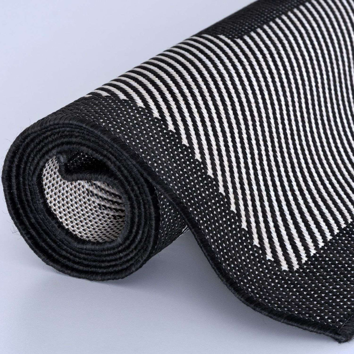 Ecology Outdoor Rug Black 200BL by The Rugs