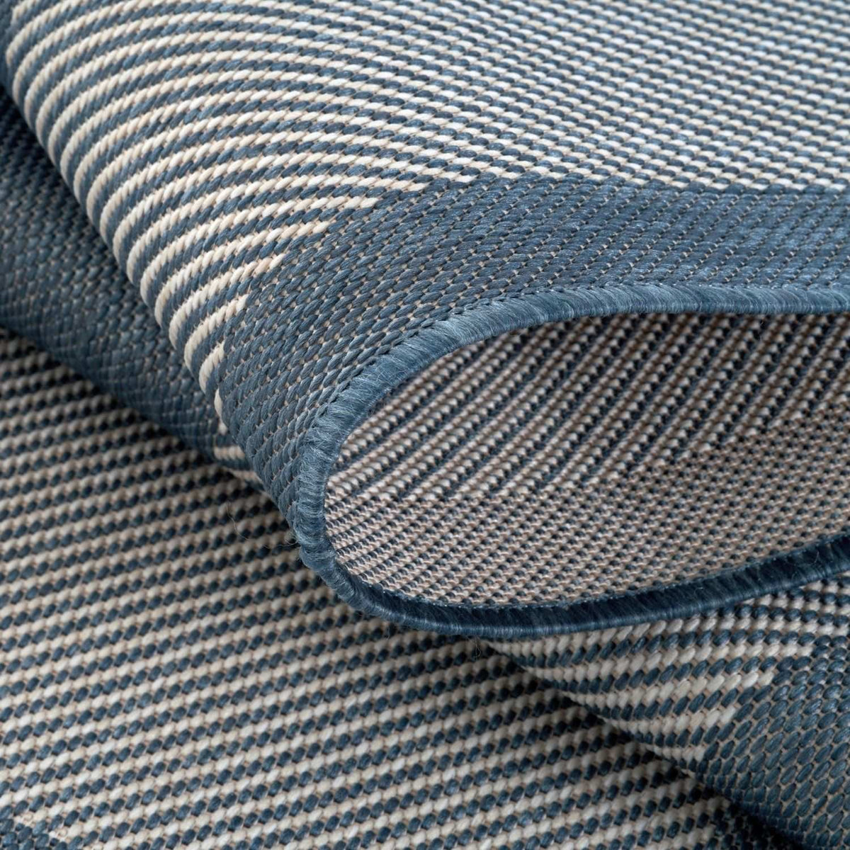 Ecology Outdoor Rug Blue 200BL by The Rugs