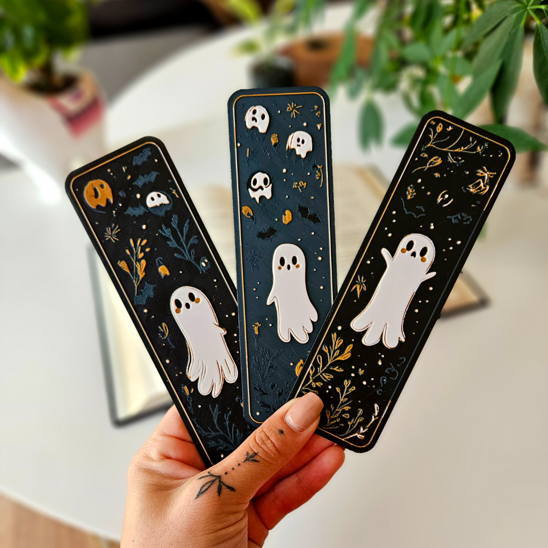 Filamora Studios Cute Ghost Bookmarks