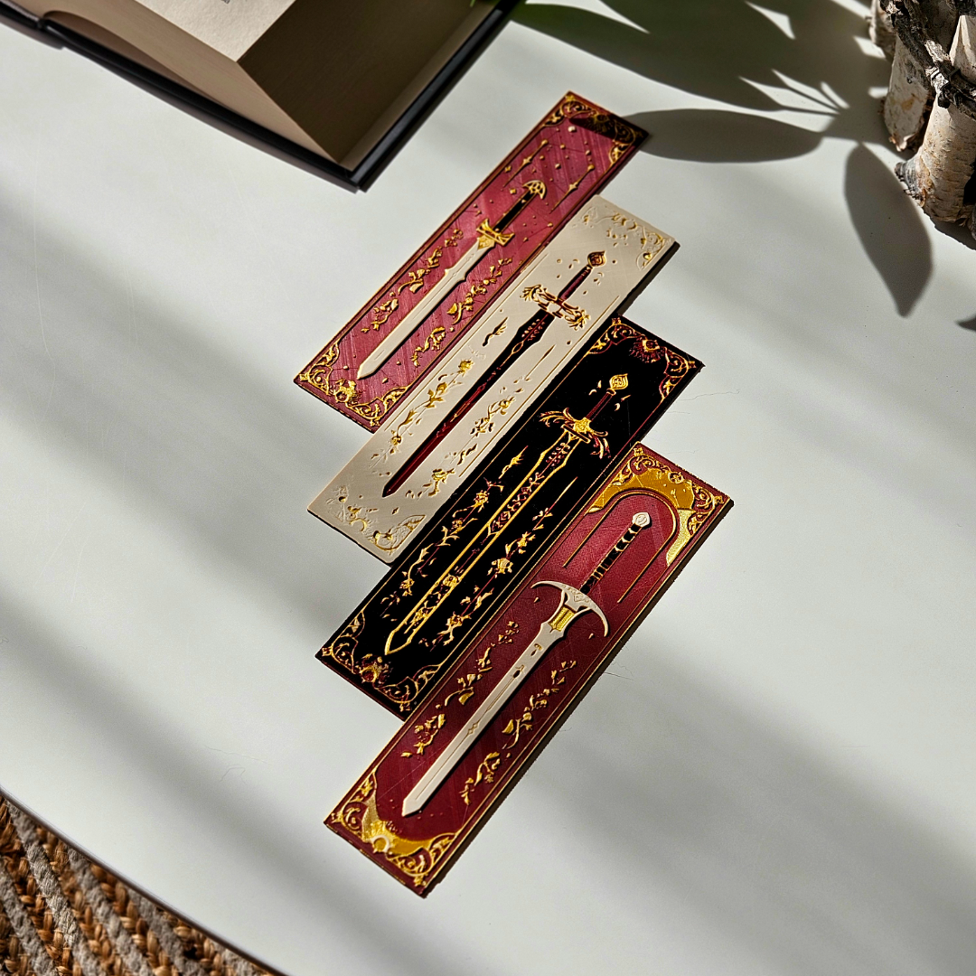 Filamora Studios Elven Sword Bookmark Set