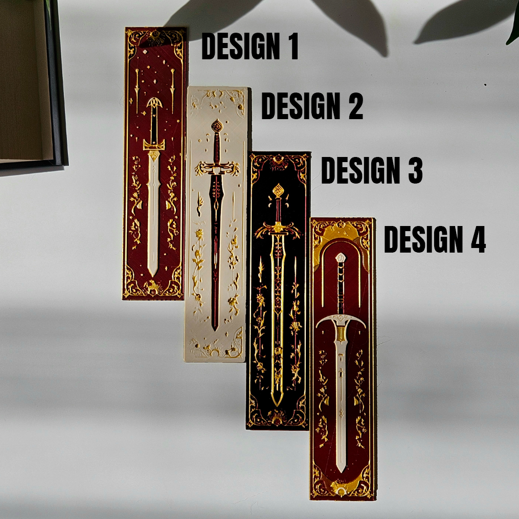 Filamora Studios Elven Sword Bookmark Set
