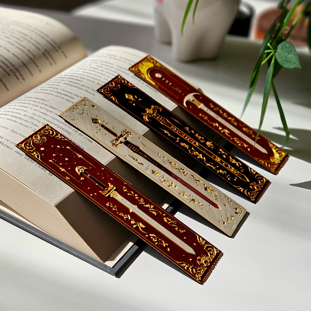 Filamora Studios Elven Sword Bookmark Set