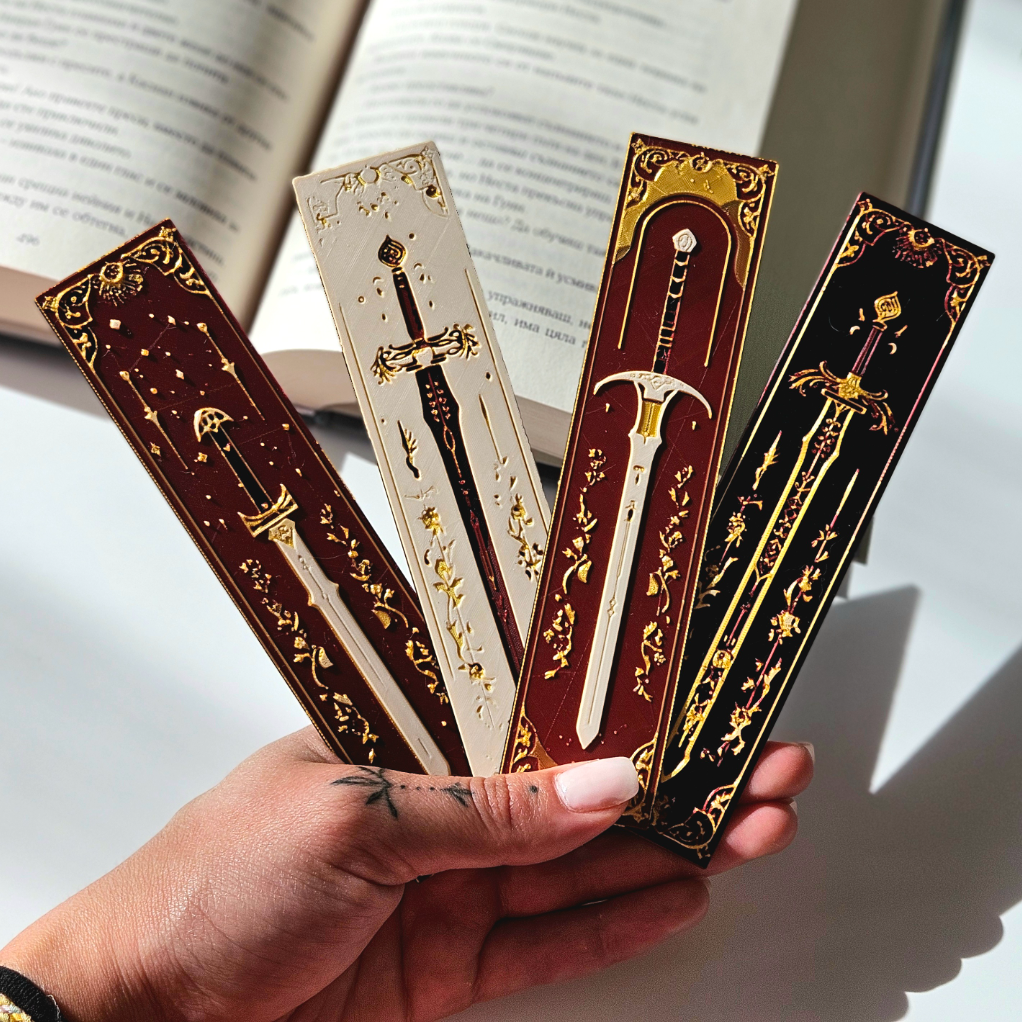 Filamora Studios Elven Sword Bookmark Set