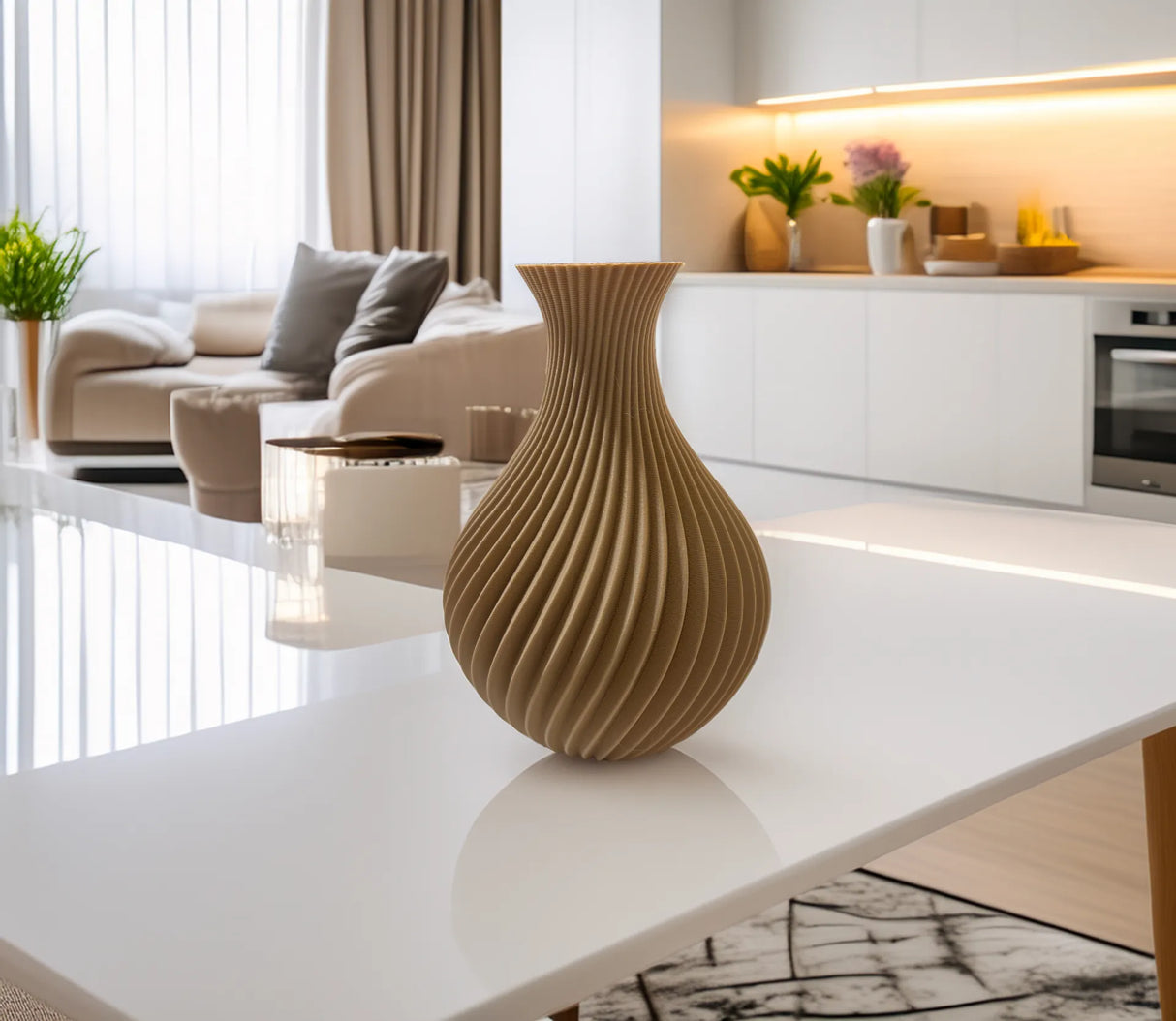 Filamora Studios Organic Spiral Vase