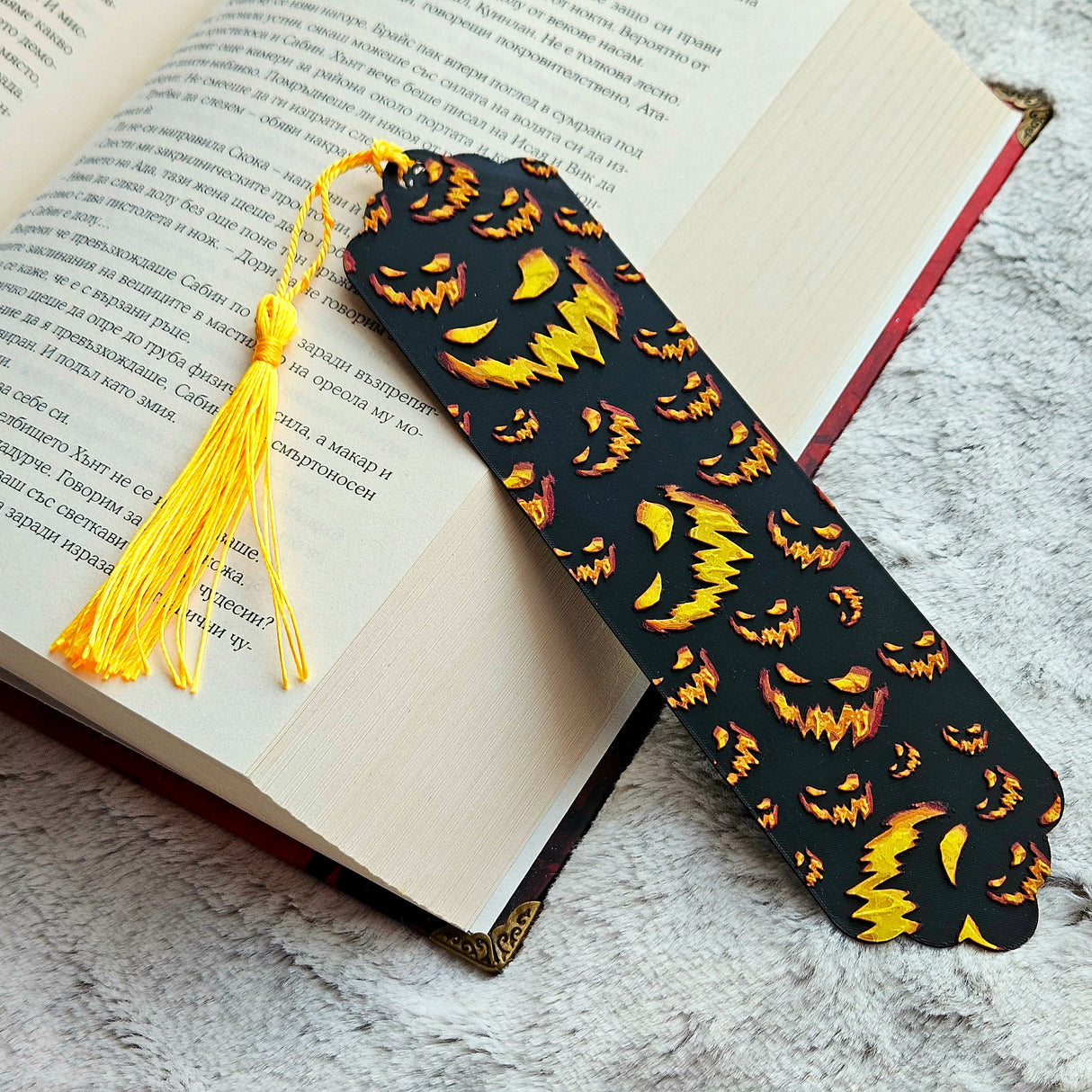 Filamora Studios Glow Halloween Bookmark Night of a Thousand Jacks
