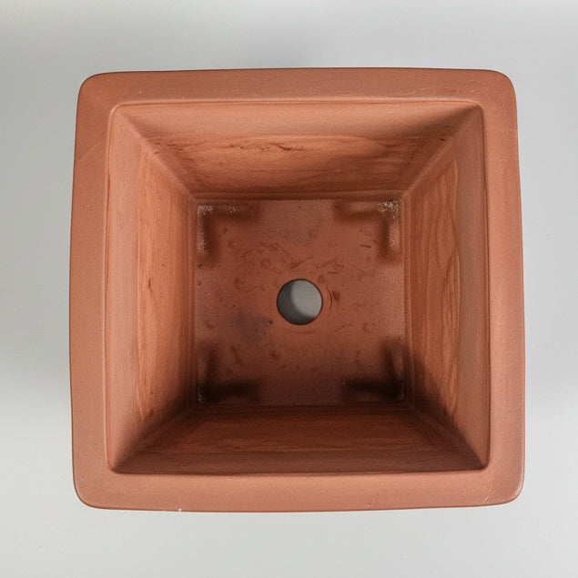 Yorkshire Bonsai Cascade Bonsai Pot Brown Unglazed Premium - 25cm