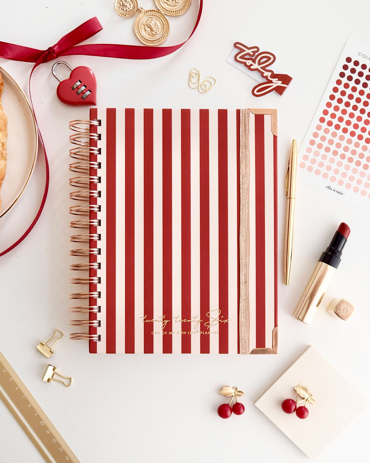 EllaIconic 2026 Weekly Life Planner CEO of My Own Life® Rouge Edition