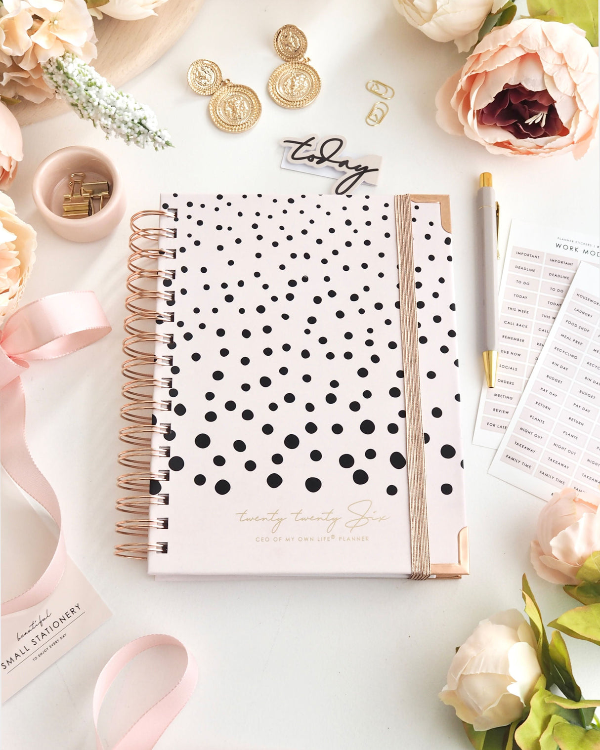 EllaIconic 2026 Daily Life Planner CEO of My Own Life Dot Luxe Edition
