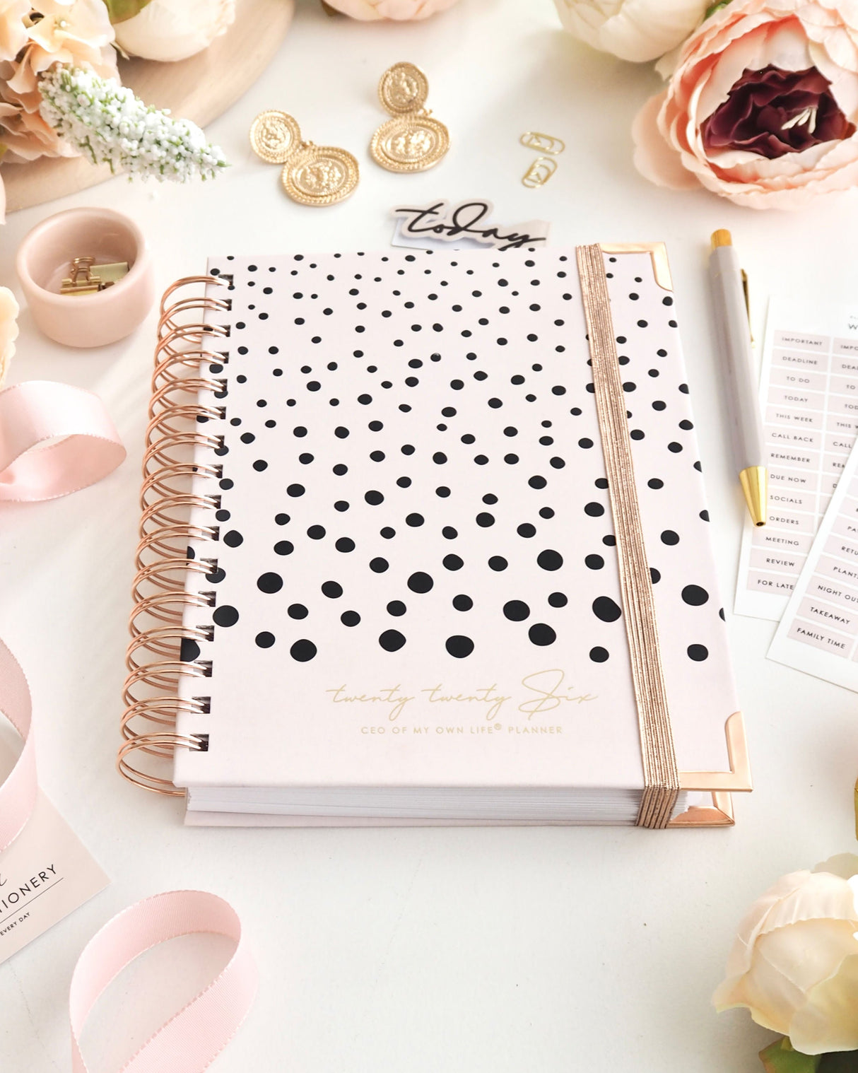 EllaIconic 2026 Daily Life Planner CEO of My Own Life Dot Luxe Edition