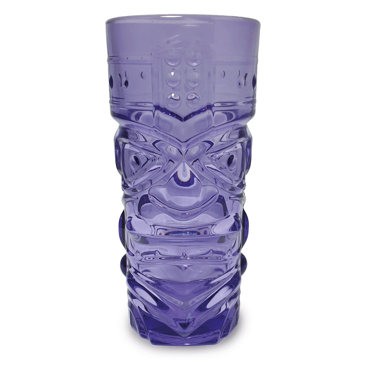 Jeray Bar Bespoke Coloured Tiki Highball Glasses, 450ml, Pack of 4